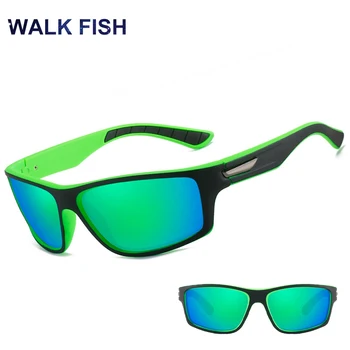 Слънчеви очила WALK FISH, поляризирани очила за риболов, мъжки и дамски класически очила с UV400 за шофиране, разходки, Каране на Велосипед, спортни очила на открито