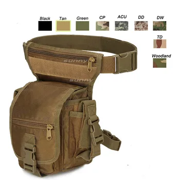 Градинска тактическа чанта, поясная чанта, нападателен боен колан и раница, камуфляжный тактическа раница за краката Molle