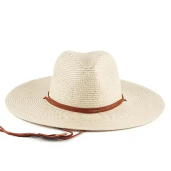 Солнцезащитная шапка с попиваща потта лента; Дишаща солнцезащитная шапка с широка периферия; дамски пътни сламена шапка; Аксесоари за костюми