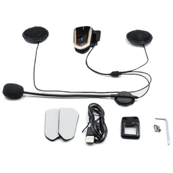 Нашлемная водоустойчив Bluetooth слушалка 5,0 с шумопотискане за мотокрос на открито