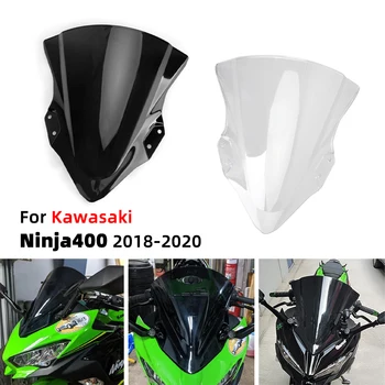 Предното стъкло на мотоциклет REALZION, Ветрозащитный Екран, Дефлекторный козирка, калъф за Kawasaki Ninja400 EX400 Ninja EX 400 2020