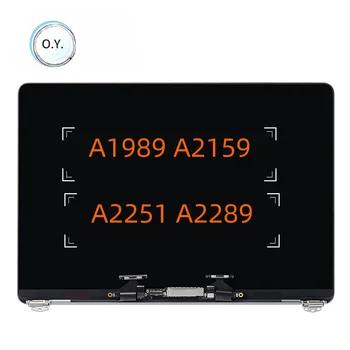 Macbook Pro 13 Инча A1989 A2159 A2251 A2289 LCD дисплей в Събирането на Екран 2018 2019 2020 EMC 3214 3348 3301 3456 Сребристо-сив цвят