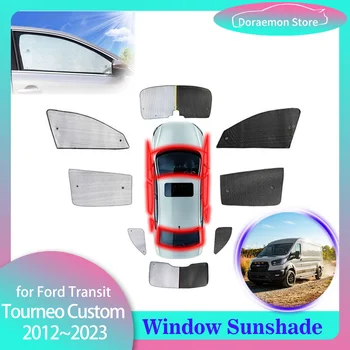 Пълен авто слънцезащитен подложка за Ford Transit Tourneo на Поръчката 2012 ~ 2023 2013 Странично прозорец, чадър, козирка, Част от покрива, Завеса, аксесоари