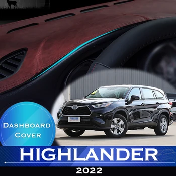 За арматурното табло на автомобила на Toyota Highlander 2022 избягвайте осветление на арматурното площадки, на работния плот на покрива, противоскользящего подложка, аксесоари