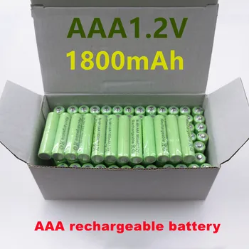 1 ~ 50ШТ 100% Оригинален AAA 1800 ма 1,2 На Качествена акумулаторна батерия AAA 1800 mah Ni-MH акумулаторна батерия 1,2 В 3A