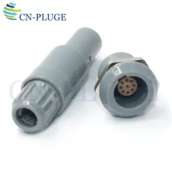 9-пинов двутактов самостоятелно блокиране на пластмасов конектор M14 PAG/PLG, штепсельная вилица и изход за медицинско оборудване