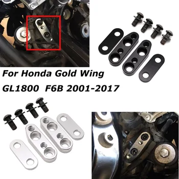 Мотоциклет Хромирана Дръжка Бар Скоба Адаптер за Монтиране на Волана Алуминиева Стойка За Honda Gold Wing GL1800 GL 1800 F6B 2001-2017
