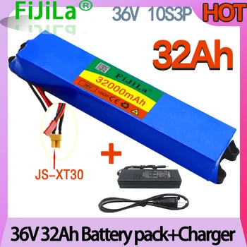 10S3P 36V 32Ah 10S3P wiederaufladbare lithium-akku mit BMS, geeignet für geändert roller elektrische fahrzeug batterie XT30-JS