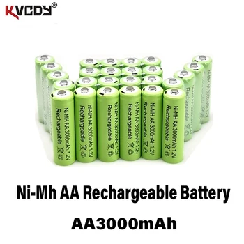 2 ~ 20 бр, Нова оригинална батерия от 3000 mah AA 1,2 В, Ni-MH Акумулаторна Батерия за играчки, Камера, Микрофон