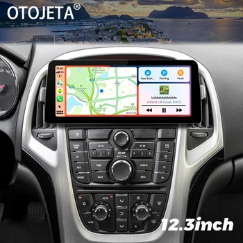 12,3-инчов Екран Радио Android Автомобилен Плейър 2Din Стерео За Buick Excelle За Opel Astra J 2009-2017 GPS Мултимедия Carplay
