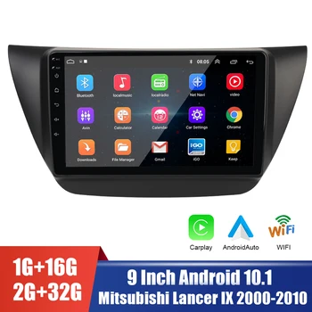 2 Din Радио 9 Инча MP5 Плейър Android 10,1 HD Сензорен Екран За Mitsubishi Lancer 9 CS 2000-2010 GPS, Bluetooth, WiFi