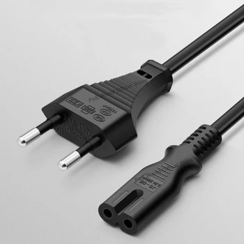 Фигура 8 захранващ Кабел 2-пинов разъемный кабел ЕС, захранващия кабел от 0,75 mm2, захранващ кабел за Samsung, захранване за лаптоп XBOX PS4