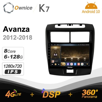 Ownice K7 за Toyota Avanza 2012-2018 4G + 64G Android 10,0 радиото в автомобила Setero Авто Аудио 360 Панорама Оптичен 5G Wifi