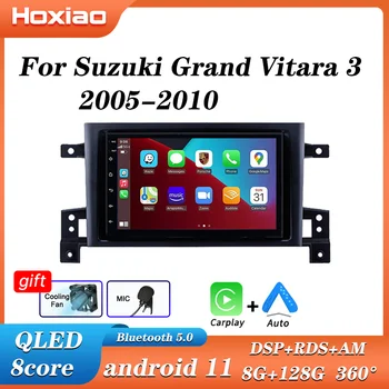 Hoxiao Android 11 за Suzuki Grand Vitara 3 2005-2010 2011-2015 авто радио мултимедиен плейър GPS Carplay Androidauto WIFI