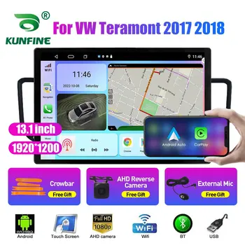 13,1-инчов Автомобилен Радиоприемник За VW Teramont 2017 2018 Кола DVD GPS Навигация Стерео Carplay 2 Din Централна Мултимедиен Android Auto