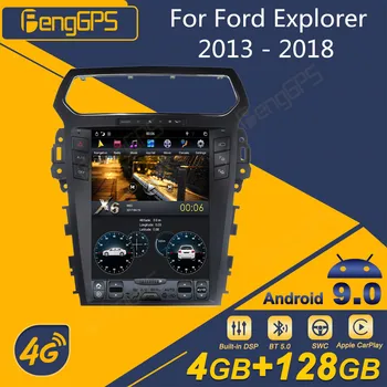 За Ford Explorer 2013-2018 Android автомобилното радио Tesla екран 2Din стереоприемник Авторадио мултимедиен DVD плейър GPS навигация