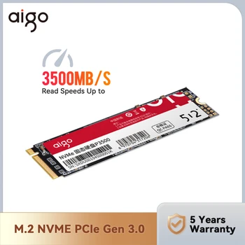 AIGO SSD M2 NVMe 512 GB Вътрешен Твърд Диск HDD Твърд Диск M. 2 2280 мм за вашия Десктоп на Лаптопа P3500