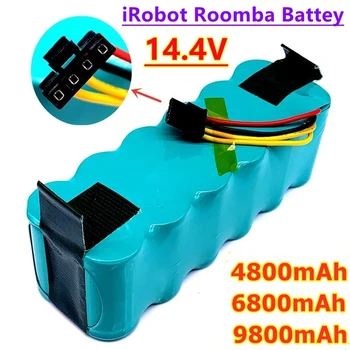 Батерия за робот Нимх за метли 14,4 v 4.8/6.8/9.8 а за комплект kt504, haier t322 t321 t320 t325/panda x500 x580/ecovacs mirror cr120