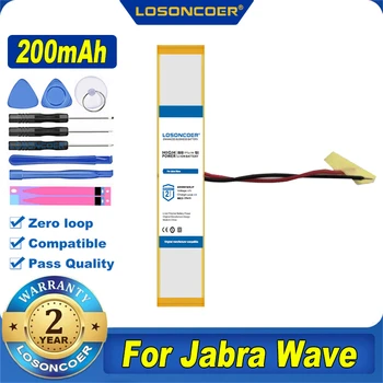 100% Оригинална батерия LOSONCOER NEW AHB360819 (29)-2Т 200mAh за Jabra Wave AHB360819 (29)-2P