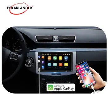 Авто мултимедиен Apple Carplay Android Auto Универсално Автомобилно Радио 2Din 7