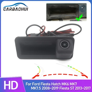 CCD Автомобилна Камера за Обратно виждане, Дръжка на Багажника, Водоустойчива Камера За Ford Fiesta Hatch MK6 MK7 MK7.5 2008 ~ 2019 Fiesta ST 2013 ~ 2017