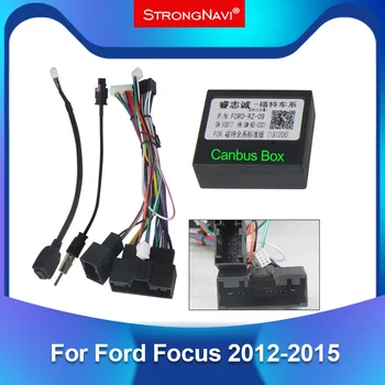 Радиото в автомобила ISO Адаптер 16pin Кабел за Превключване за Ford Focus 2012-2015 захранващ кабел адаптер canbus кутия за Теглене на Кабели
