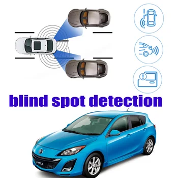 Колата БСМ Предупреждение за сляпа зона на Предупреждение за безопасност на движението на Огледалото за Обратно виждане Система за откриване на радар за Mazda 3 Axela BL 2009 ~ 2015