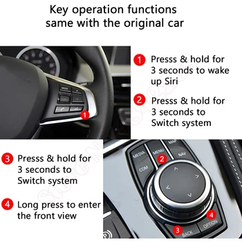 Кола За BMW 5 Серия E60 E61 F10 F11 5GT F07 G30 G31 CIC NBT EVO Mirror Link Безжичен Carplay Android Автоматично Декодер Скоростна Интерфейс