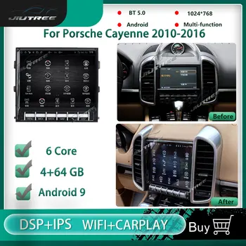 Автомагнитола Android 11 за Porsche Cayenne 2010-2016 авторадио 2K HD сензорен LCD екран 2 Din GPS Навигация DVD плейър главното устройство