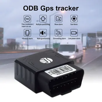 OBD GPS тракер TK306 OBD 16PIN Plug и Play Автомобилно устройство за проследяване на GSM OBD2 GPS локатор OBDII с онлайн софтуер APP