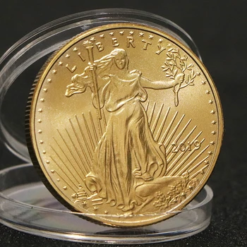 Златна монета на Свобода 2019, Златна монета In God We Trust, Съединените Щати на АМЕРИКА, Предизвикателство, позлатени монети, колекционерски подаръци