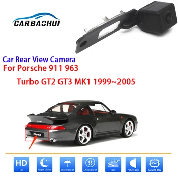 Автомобилна Парковочная Камера за Задно виждане За Porsche 911 963 Turbo GT2 GT3 MK1 1999 ~ 2005 HD CCD Нощно Виждане Резервната Камера за Задно виждане