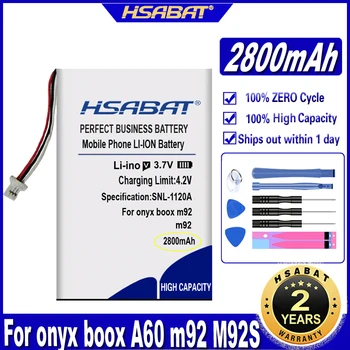 Батерия HSABAT M92 M92S 2800 mah за Onyx Boox M92 M92S E-book DVR POWER BANK батерии