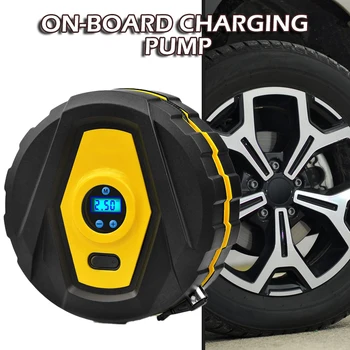 1 комплект от 12 В Цифров дисплей автомобилен помпа за помпане на гуми Безжични автомобилни електрически аксесоари за помпане на гуми