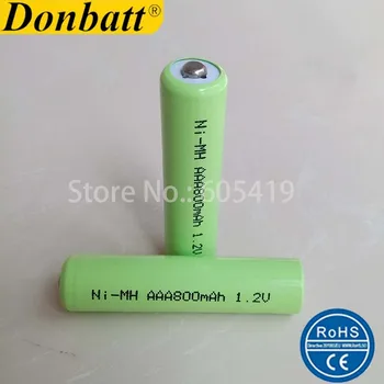 100 бр./лот на едро, акумулаторна батерия с голям капацитет 800 mah 1.2 AAA NiMH