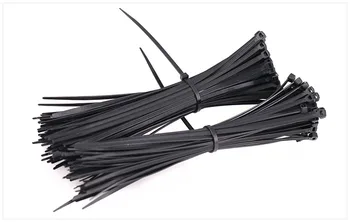Найлонови кабелни връзки M3 M4 M5 M8, бели/черни, стандартни самоблокирующиеся пластмасови кабелни превръзки с фиксиран винт