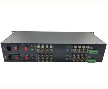OEM 1080P 16 HD канала AHD/CVI/TVI разход конвертор на данни RS485 оптичен видео медия